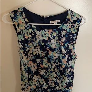 Eva Mendes Floral Dress